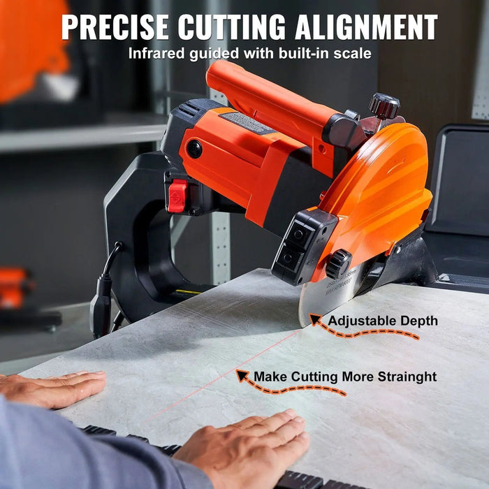 10" Wet Tile Cutter, 4500 RPM Motor, Adjustable Stand Included, Precision Cutting Performance, DOBA-WTC10