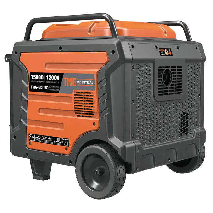 15000 Watt Digital Inverter Portable Generator, 10hrs 50% Load Run Time, EPA Compliance, TMG-GDI150