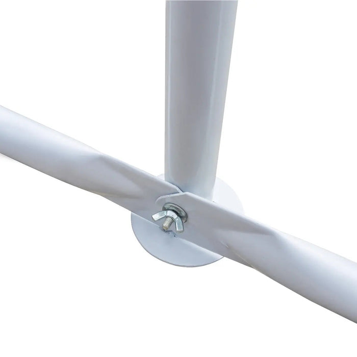 20’ x 20’ Heavy Duty Outdoor Party Tent, PE Tarpaulin Fabric, 6’6" Overhead, 10’ Peak Ceiling, TMG-PT2020A