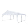 20’ x 20’ Heavy Duty Outdoor Party Tent, PE Tarpaulin Fabric, 6’6" Overhead, 10’ Peak Ceiling, TMG-PT2020A