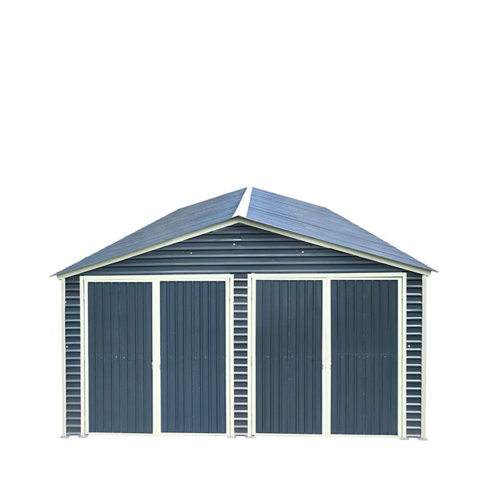 20’ x 30’ Metal Garage Shed, 9' High Double Front Doors, 13’ Peak, 600 Sq-Ft TMG-MS2030