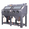 235 Gallon/880L Commercial Cabinet Sandblaster, Dual Station Side-by-Side, Vacuum System, Oversized Window TMG-ABC88