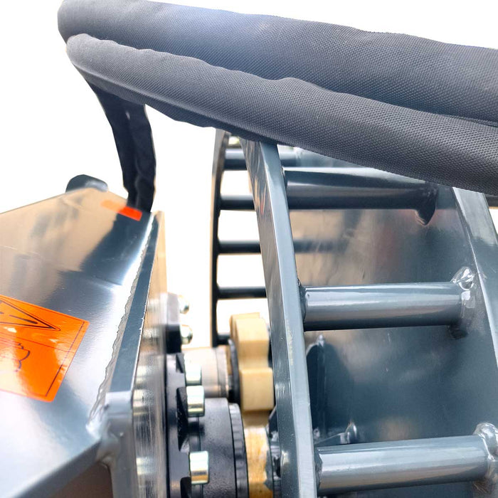 TMG-SRP32 skid-steer rotary rock picker, 30″ drum, 1,250 lb capacity
