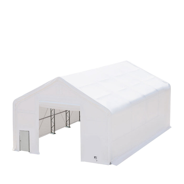 30' x 40' Dual Truss Storage Shelter with Heavy Duty 17 oz PVC Cover TMG-DT3042(Previously TMG-DT3041)