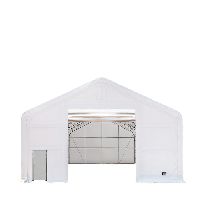 30' x 40' Dual Truss Storage Shelter with Heavy Duty 17 oz PVC Cover TMG-DT3042(Previously TMG-DT3041)