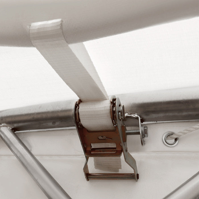 30' x 40' Dual Truss Storage Shelter with Heavy Duty 17 oz PVC Cover TMG-DT3042(Previously TMG-DT3041)