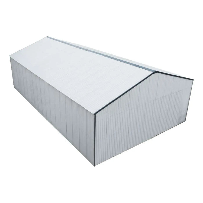 30' x 50' Metal Garage Shed – Steel Building with 11’ Clearance High Front Doors, Side Entry Door, 16 GA Steel Structure