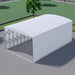 TMG-ST3350M retractable shelter, 33' x 50', 27 oz PVC, galvanized frame

