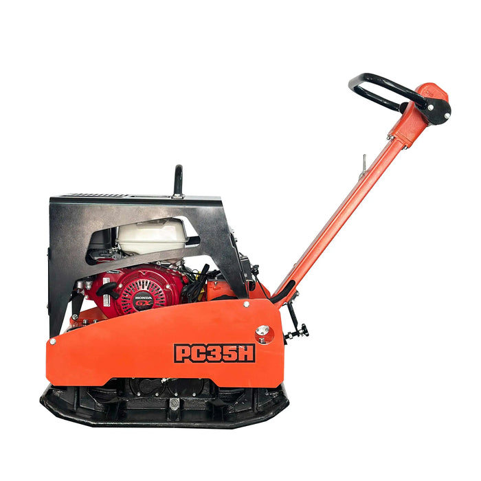 PC35H Contractor Hydraulic Reversible Plate Compactor, Honda GX270 9 HP Gas Engine, 35 kN/7,800 lbf Force TMG Industrial