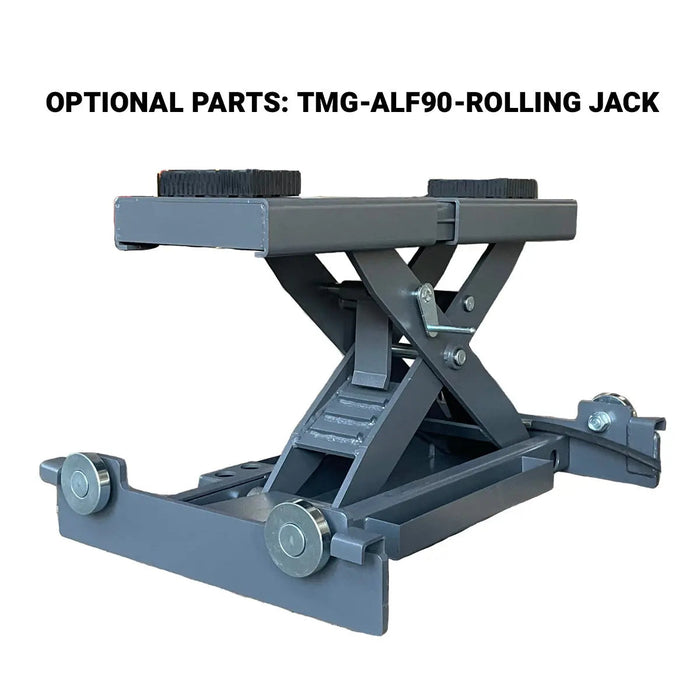 4-Post Auto Lift, 9,000 lb Lift Capacity, 77" Rise, Removable Ramp, CETL Certified Power Unit, TMG-ALF90