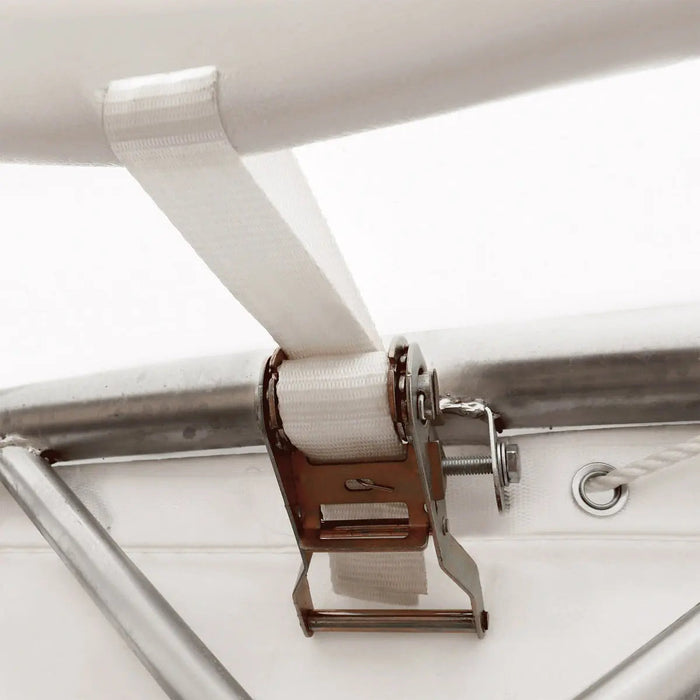 40' x 40' Dual Truss Storage Shelter with Heavy Duty 21 oz PVC Cover & Drive Through Doors, TMG-DT4041