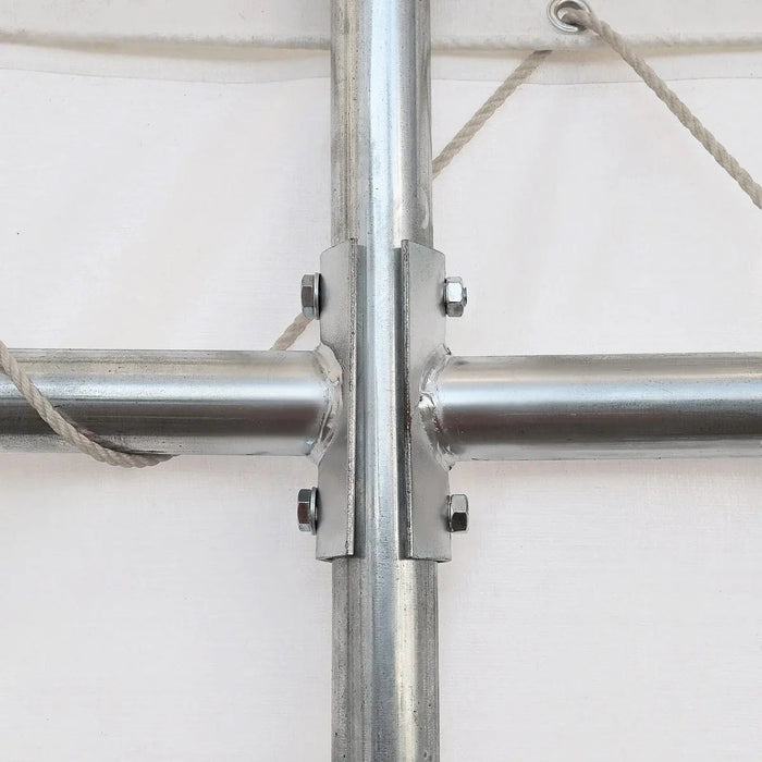 40' x 40' Dual Truss Storage Shelter with Heavy Duty 21 oz PVC Cover & Drive Through Doors, TMG-DT4041