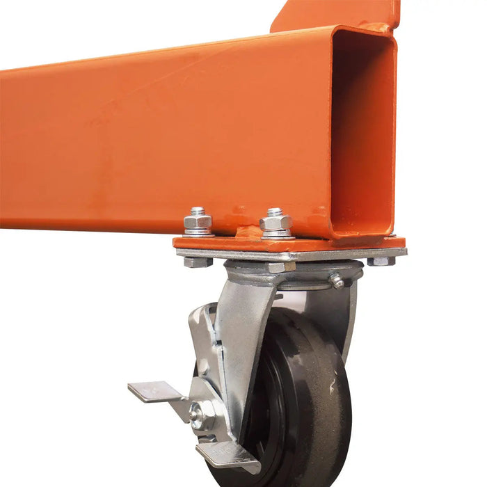 4400-lb Adjustable Height All-Steel Gantry Crane, Auto-Lock, 95" Min. Height, 142" Max. Height, Locking Swivel Caster Wheels, TMG-AGC21(Previously TMG-AGC20)