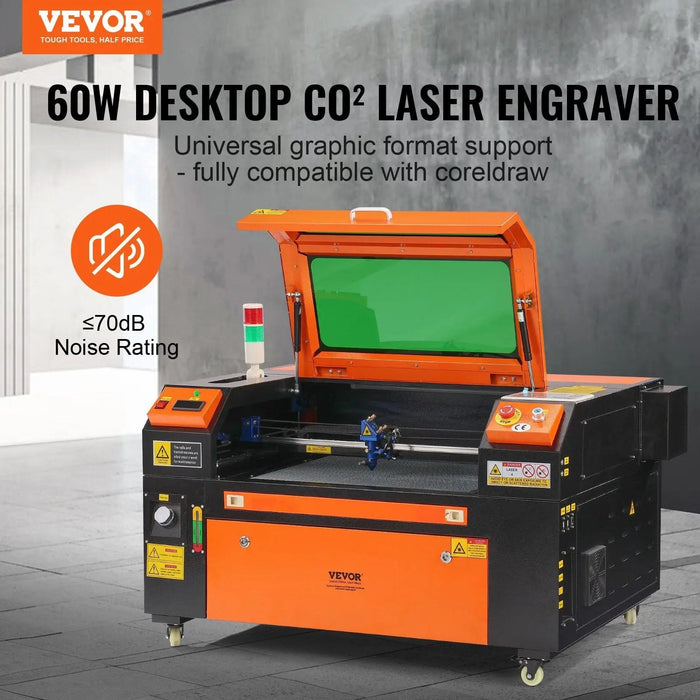 60W  CO2 Laser Engraver, 16" x 24", 19.7 IPS Laser Cutter Machine, DOBA-LE60