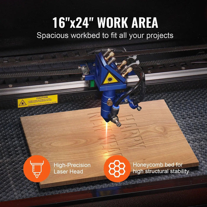 60W  CO2 Laser Engraver, 16" x 24", 19.7 IPS Laser Cutter Machine, DOBA-LE60