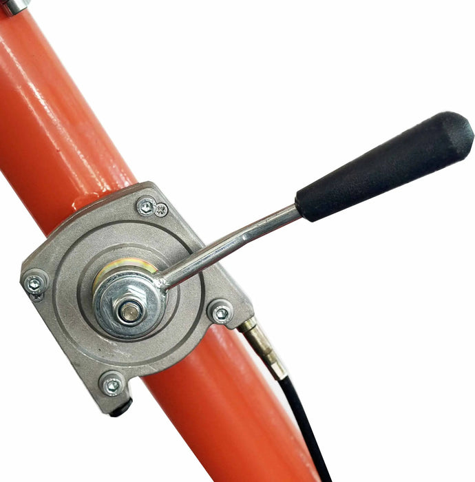 60 kN hydraulic reversible plate compactor with 13 HP Honda GX390 engine, ductile iron base, anti-vibration handle, and sealed clutch system – TMG-PC60H.