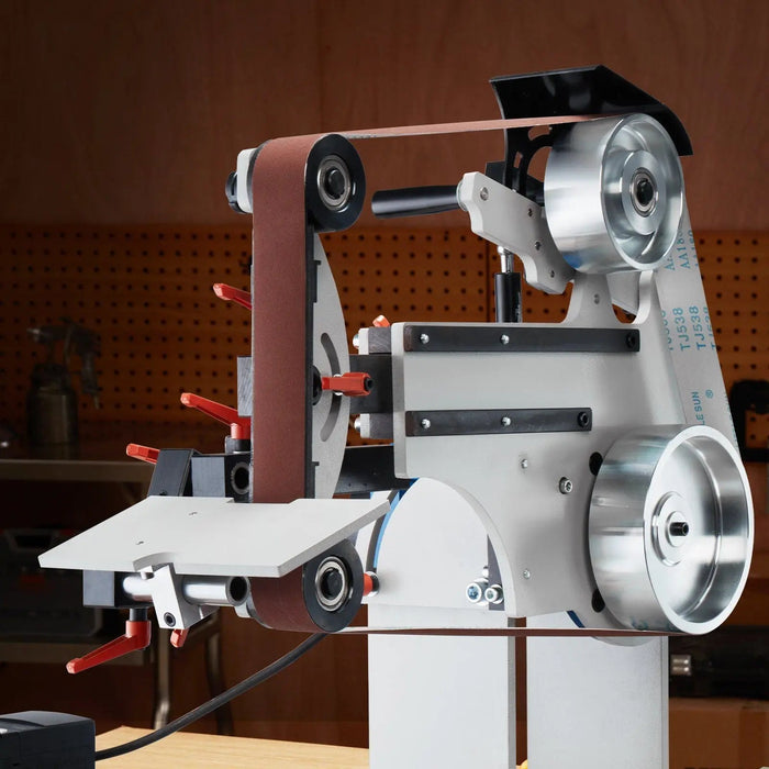 72" Belt Grinder Sander, VFD, 3 Versatile Grinding Moulds, DOBA-BGS72