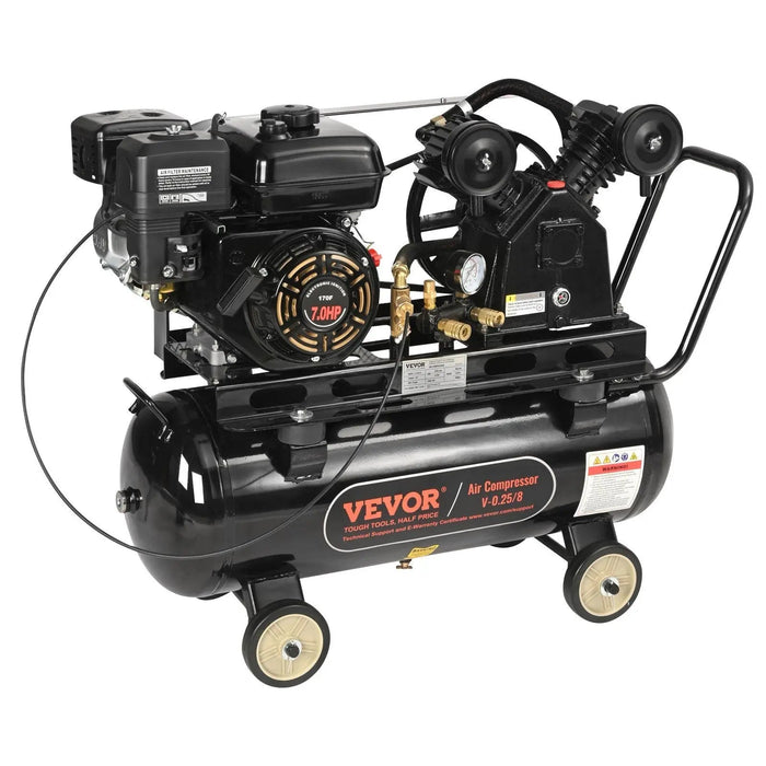 13.2 Gallon Tank Gas-Powered Air Compressor, 7HP, Heavy-Duty Portable Design, DOBA-AC13G