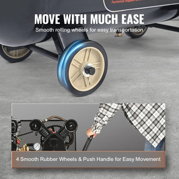 13.2 Gallon Tank Gas-Powered Air Compressor, 7HP, Heavy-Duty Portable Design, DOBA-AC13G