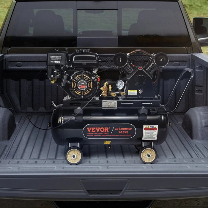 13.2 Gallon Tank Gas-Powered Air Compressor, 7HP, Heavy-Duty Portable Design, DOBA-AC13G