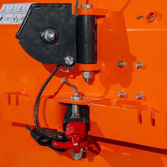 8,800-lb Skidding Winch Pro – Attachment for 30-50 HP Tractors, 3-Point Hitch, 200' Steel Cable TMG-FW50T