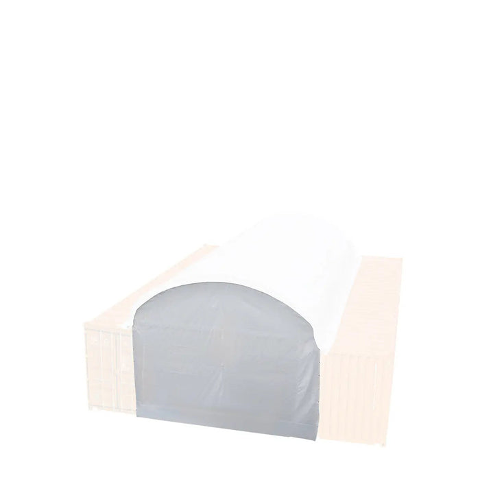 Back End Wall Kit, Compatible with TMG-DT2041CV container shelters installed with the standard height containers (8’6"), TMG-DT20BW8V