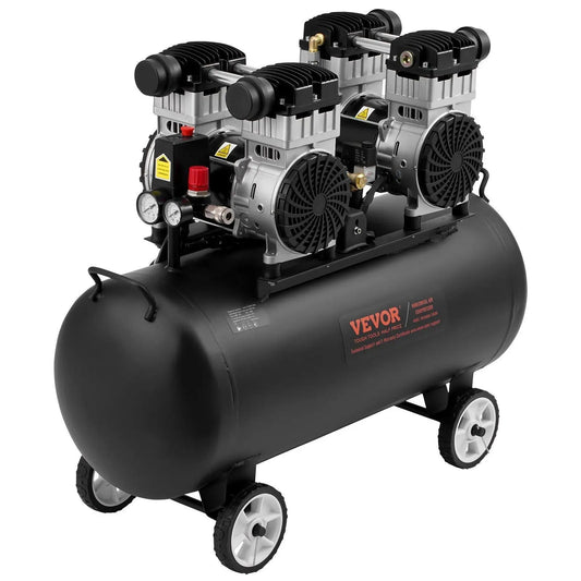 20 Gallon Oil-Free Air Compressor, Compact & Lightweight Design, Hassle-Free Operation, DOBA-AC20L