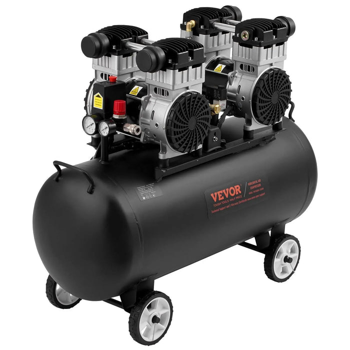 20 Gallon Oil-Free Air Compressor, Compact & Lightweight Design, Hassle-Free Operation, DOBA-AC20L