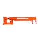TMG-FJC66P Forklift Telescoping Pivoting Jib Crane, 6600 lb capacity with adjustable 30”-138” boom and lock pin safety