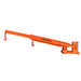 TMG-FJC66P Forklift Telescoping Pivoting Jib Crane, 6600 lb capacity with adjustable 30”-138” boom and lock pin safety