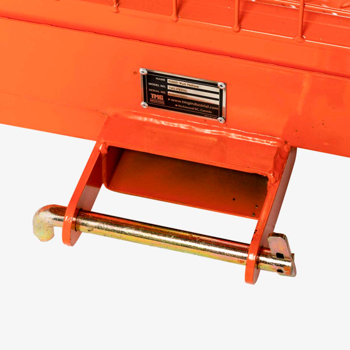 TMG-FWP08L forklift work platform, 45"x43", 880 lb capacity

