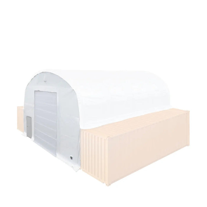 Front End Wall Kit, Compatible with TMG-DT3020C and DT3040C container shelters installed with the standard height containers (8’6"), TMG-DT30FW8V