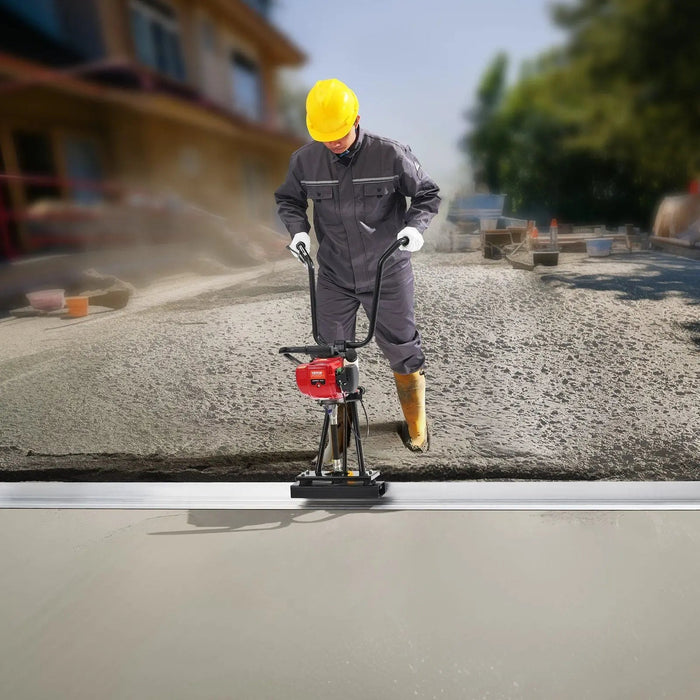 Gas Concrete Screed, 4-Stroke Vibrating Motor, Heavy-Duty Paving Tool, Smooth Finishing Performance, DOBA-GCS4