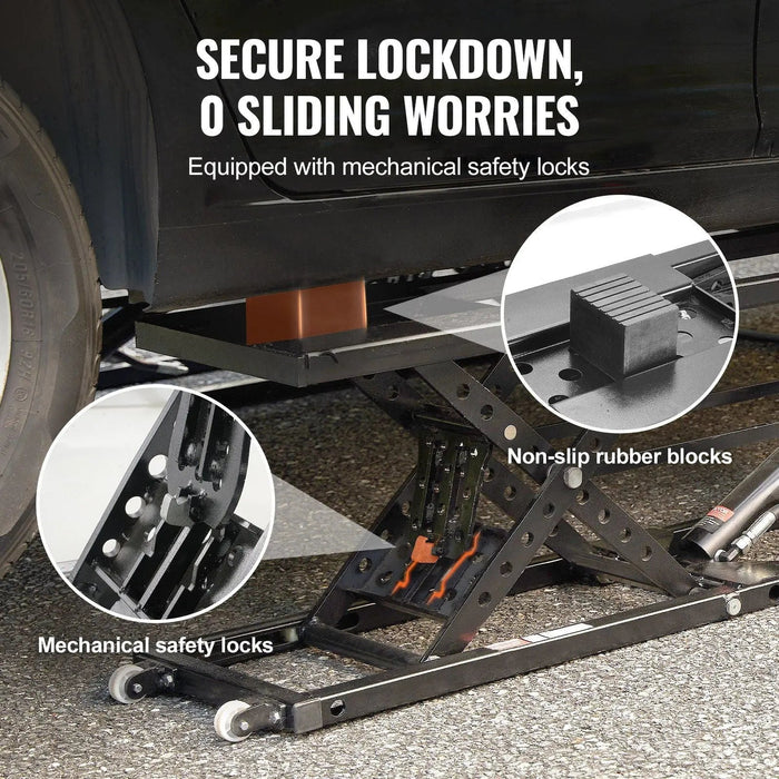 26.8" Auto Lift for Trucks, 7000 lbs Capacity, Heavy-Duty Carbon Steel, Shop & Garage Use, DOBA-ALT7000