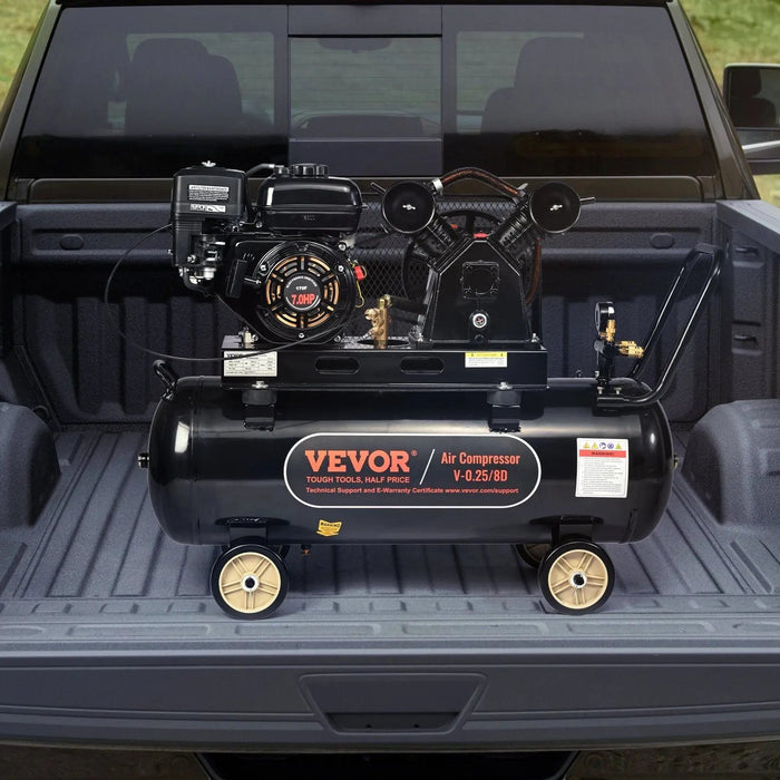 21 Gallon Tank Gas Air Compressor, 7HP, Portable Heavy-Duty Design, DOBA-AC21G