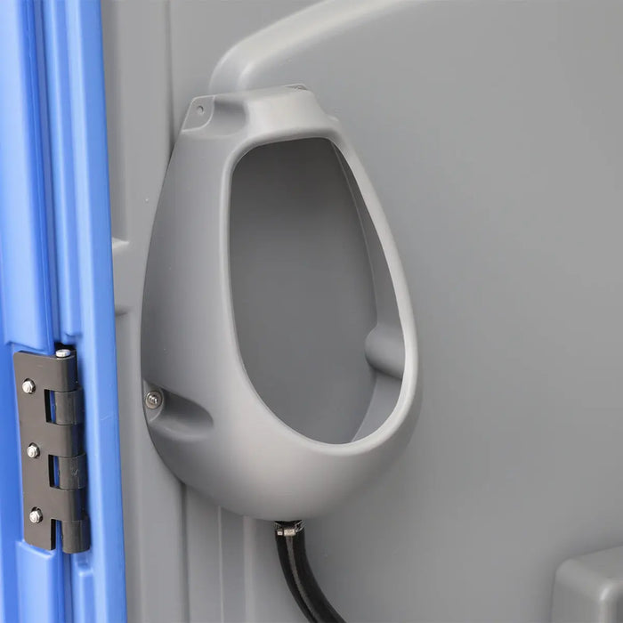 Portable Toilet with Urinal, Soap Dispenser, 50 Gallon (190L) Waste Tank, Weather Resistant HDPE Construction, TMG-FMT10 TMG Industrial