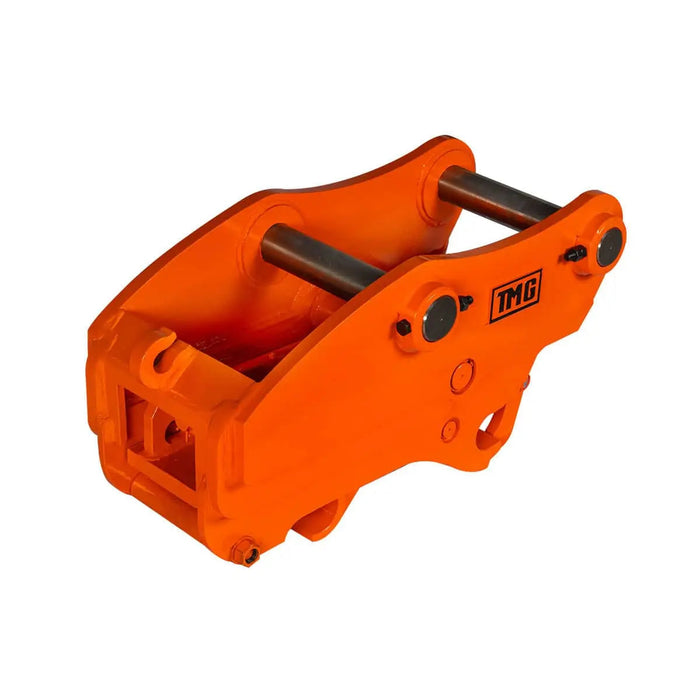 Quick Coupler for Excavator, 2-½" Pin Diameter, 14"-15.5" Pin Spread, Built-In Lifting Point (4400 Lb Rating), TMG-EQC65
