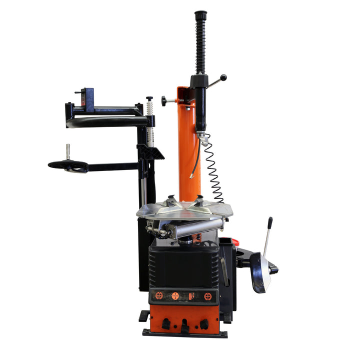 TMG-TC24A semi automatic tire changer with assist arm, 12-24″ rim clamping
