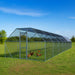 Large Chicken Coop Run Shelter, 10' x 60', Lockable Gate, 600 Sq. Ft, TMG-CRS1060 TMG Industrial