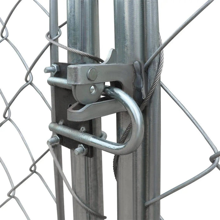 TMG Industrial 20’ x 20’ Outdoor Dog Kennel Playpen, Outdoor Dog Runner, Pet Exercise House, Lockable Gate, 6’ Chain-Link Fence, TMG-DCP2020