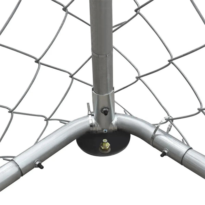 TMG Industrial 20’ x 20’ Outdoor Dog Kennel Playpen, Outdoor Dog Runner, Pet Exercise House, Lockable Gate, 6’ Chain-Link Fence, TMG-DCP2020