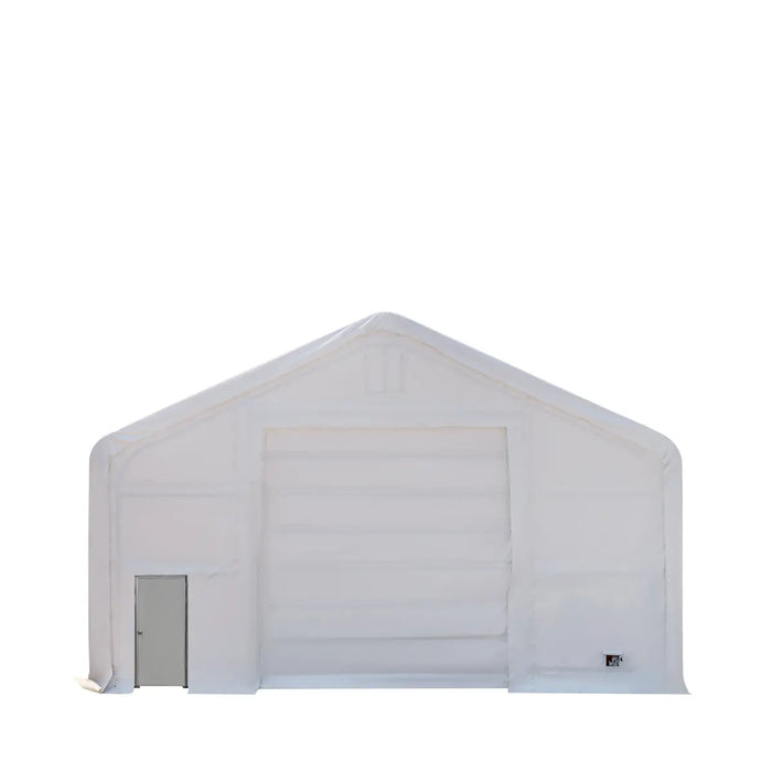 30' x 60' Dual Truss Storage Shelter with Heavy Duty 17 oz PVC Cover & Drive Through Doors TMG-DT3062 - TMG Industrial