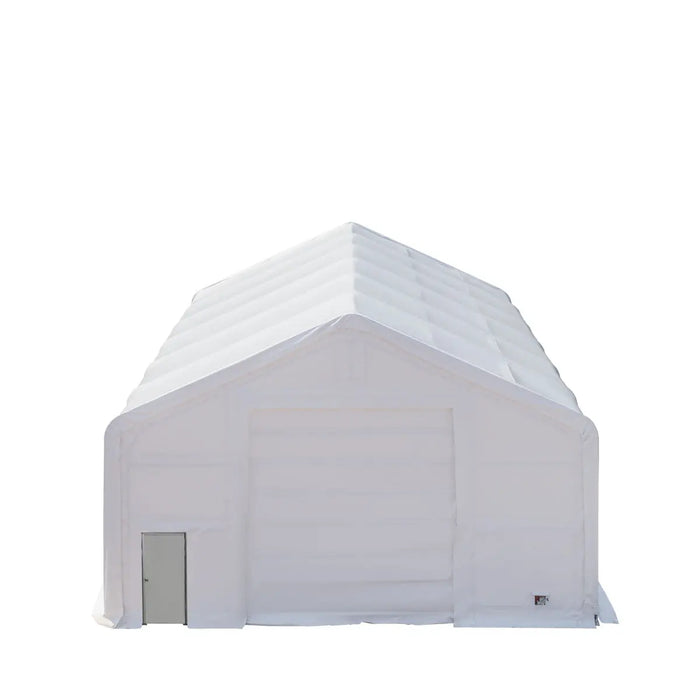 30' x 60' Dual Truss Storage Shelter with Heavy Duty 17 oz PVC Cover & Drive Through Doors TMG-DT3062 - TMG Industrial