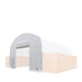 TMG Industrial Front End Wall Kit, Compatible with TMG-DT3020C and DT3040C container shelters installed with the standard height containers (8’6”), TMG-DT30FW8V