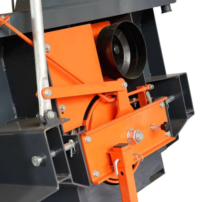 TMG Industrial 8000-lb 3-Point Hitch Forest Skidding Winch, 30-50 HP Tractor, Category 1 Hookup, 200’ Steel Cable, Tow-Behind, TMG-FW40T