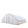 7.6 x 7.6 m Tunnel Greenhouse Grow Tent w/6 Mil Clear EVA Film, Roll-Up Sides, TMG-GH2525