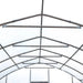 TMG Industrial 25’ x 60’ Tunnel Greenhouse Grow Tent w/6 Mil Clear EVA Plastic Film, Cold Frame, Hand Crank Roll-Up Sides, Peak Ceiling Roof, TMG-GH2560