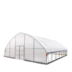 9 x 9 m Commercial Tunnel Greenhouse with 6 Mil Clear EVA Film, Roll-Up Sides, TMG-GH3030