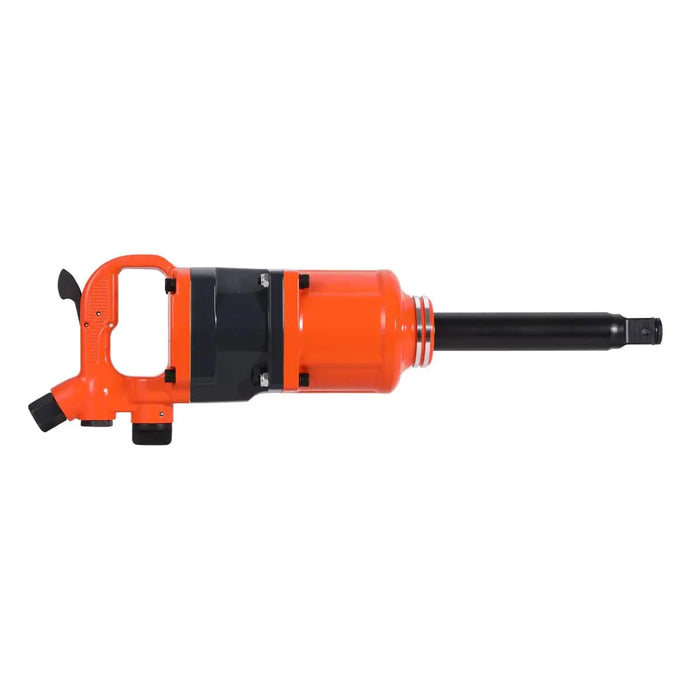 TMG Industrial 1” Drive 1630 ft-lb Pneumatic Extended Impact Wrench Hammer, Aluminum Alloy Housing, 8” Anvil, 175 PSI, TMG-ATW16E