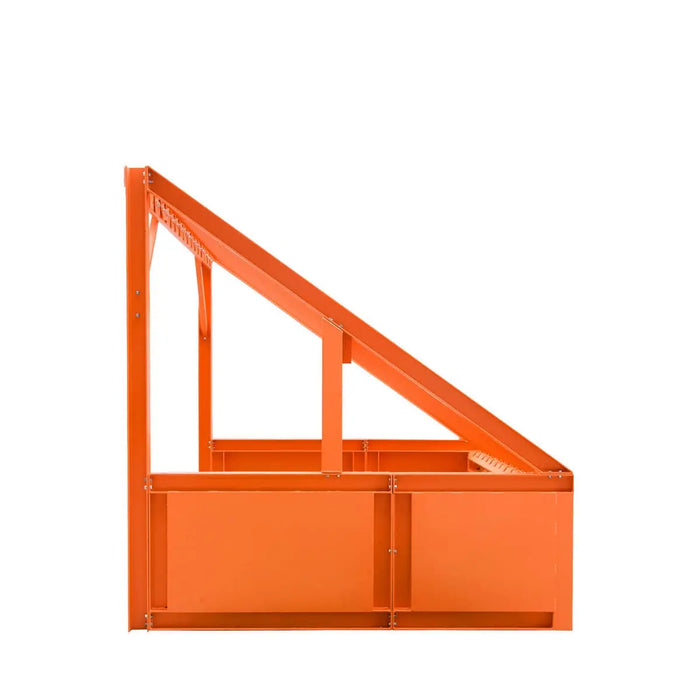 TMG Industrial 10’ Heavy Duty Static Grizzly Rock Screen, Adjustable Bolt-On Deck Bars, 4” x 4” I-Beams, 5000 lb Load Capacity, TMG-RS10